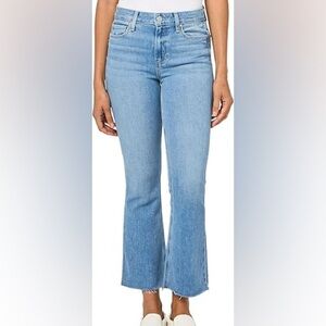 PAIGE Womens Colette Crop Flare Raw Hem